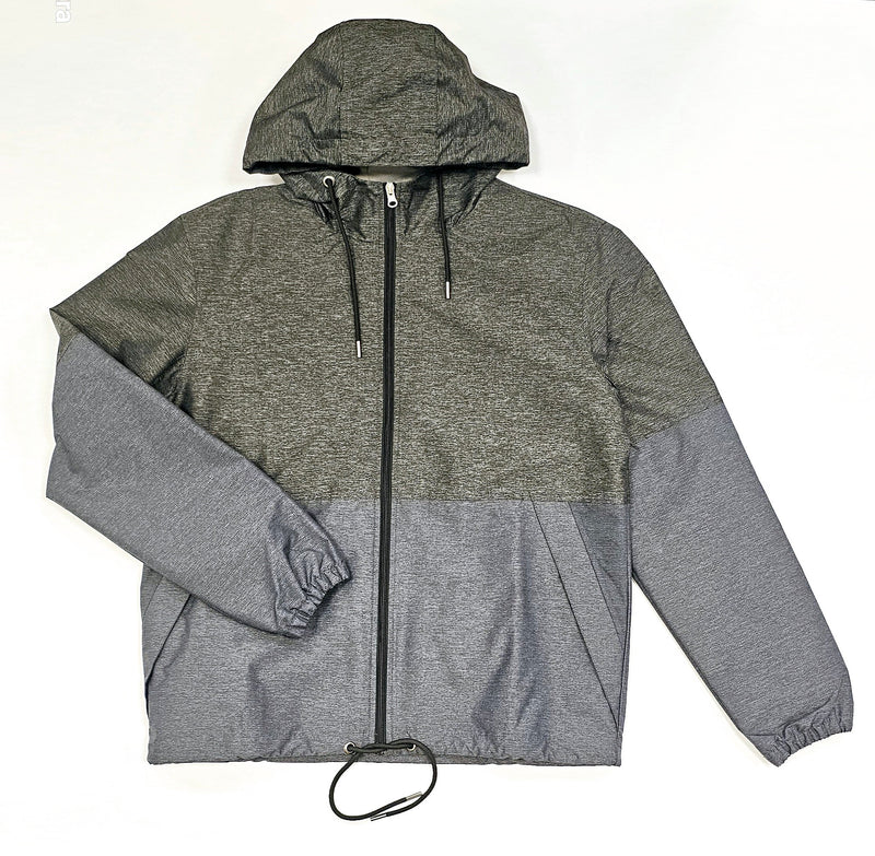 MENS ZIP FRONT RIPSTOP HOODIES OUTERWEAR (UNISEX)